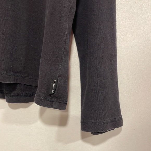 Y2K Woolrich V Neck Long Sleeve Shirt - Picture 4 of 5
